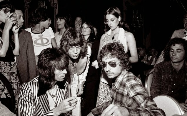 Bob Dylan con los Rolling Stones